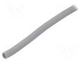 Protective tube; Size: 16; grey; L: 50m; RKGL; Øint: 11mm; -5÷60°C AKS ZIELONKA RKGL-16-50M/GY
