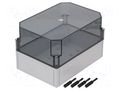 Enclosure: multipurpose; X: 180mm; Y: 254mm; Z: 165mm; PK; light grey RITTAL RITTAL-9522100