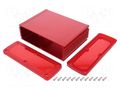 Enclosure: multipurpose; X: 177.6mm; Y: 129mm; Z: 61.1mm; aluminium GAINTA ALUG708RD120-IR