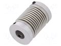 Coupling; Ø1: 10mm; Ø2: 8mm; aluminium,stainless steel; -30÷120°C KÜBLER 8.0000.1102.1008