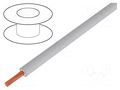 Wire; Silivolt®-2V; 1x2.5mm2; stranded; Cu; silicone; double; grey STÄUBLI SILI-2V/2.5-GY