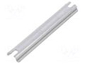 DIN rail; steel; zinc; L: 88mm; W: 15mm; TS15 FIBOX ARM0610