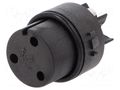 Connector: circular; female; PIN: 3; 10A; 250V; Mini Buccaneer; 1mm2 BULGIN SA3229