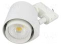 Lamp: LED; 4000K; IP44; 2000lm; L: 141mm; Body: white; 230VAC; H: 199mm LEDDEX LTR-019-40-W