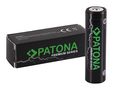 Rechargeable battery unprotected with button top 18650 3.7V 3350mAh 3A Li-ion PATONA PT6516 4055655203005