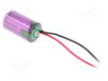 Battery: lithium (LTC); 1/2AA; 3.6V; 1200mAh; non-rechargeable TADIRAN SL-350/FL