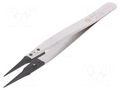 Tweezers; strong construction,replaceable tips; Blades: narrow IDEAL-TEK IDL-5CFR.SA.1