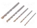 Drill set; for concrete; metal; Classic; concrete; 5pcs. METABO MTB.627180