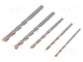 Drill set; for concrete; metal; Classic; concrete; 5pcs. METABO MTB.627180