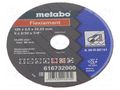 Cutting wheel; Ø: 125mm; Disc thick: 2.5mm; steel; 22.23mm METABO MTB.616732