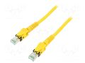 Patch cord; RJ45 plug movable left/right ±90°,both sides; 6a HARTING 09488585745100