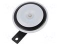 Signaller: sound; 12VDC; screw type; 335Hz; automotive; Øout: 95mm ELTA EB8502