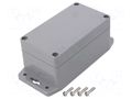 Enclosure: multipurpose; X: 65mm; Y: 115mm; Z: 55mm; ABS; dark grey GAINTA G308MF-IP67