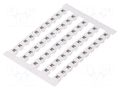 Marker; 6,2mm wide terminals; white; W: 6mm; H: 5mm; Marking: PE WEIDMÜLLER DEK6-GWPE