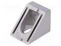 Angle bracket; for profiles; Width of the groove: 8mm; W: 30mm FATH FA-093WS30245N08