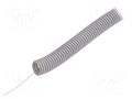 Protective tube; Size: 25; grey; L: 50m; with pilot wire; RKGL AKS ZIELONKA RKGL-25P-50M/GY