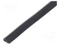 Hole and edge shield; PVC; L: 10m; black; H: 8mm; W: 4.5mm; -30÷70°C KURANT EPC-1/BK