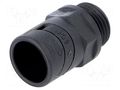 Straight terminal connector; Thread: PG,outside; polyamide; grey HUMMEL HUMMEL-1511090014