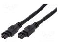 Cable; female; PIN: 2; Len: 0.5m; 300V; 18A; Insulation: PVC; 2x1 MOLEX MX-245136-0205
