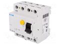 RCD breaker; Inom: 40A; Ires: 300mA; Max surge current: 500A; IP20 EATON ELECTRIC PF6-40/4/03