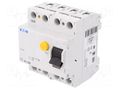 RCD breaker; Inom: 40A; Ires: 30mA; Max surge current: 500A; IP20 EATON ELECTRIC PF6-40/4/003