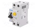 RCBO breaker; Inom: 10A; Ires: 30mA; Max surge current: 250A; IP20 EATON ELECTRIC PFL6-10/1N/B/003