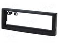 Radio frame; Citroën,Peugeot; 1 DIN; black PER.PIC. RAM-40.168.1