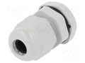 Cable gland; M12; 1.5; IP68; polyamide; grey PAWBOL PW-D.3088