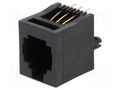 Connector: RJ12; socket; PIN: 6; 6p6c; THT; straight ENCITECH RJJ66NFV