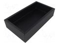 Enclosure: enclosure base; X: 127mm; Y: 229mm; Z: 51mm; 1441; steel HAMMOND HM-1441-14BK3