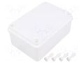 Enclosure: multipurpose; X: 80mm; Y: 120mm; Z: 50mm; ABS,polystyrene PAWBOL PW-S-BOX216B