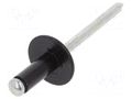 Rivet; 10pcs; universal; L: 12mm; black; Ømount.hole: 4.5mm ROMIX RX-41257