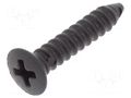 Screw; 10pcs; Audi; OEM: 811864809; L: 18mm; plastic; black ROMIX RX-41298Z