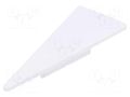 Cap for LED profiles; white; 2pcs; ABS; WALLE12 TOPMET TOP-B8900001