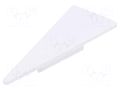 Cap for LED profiles; white; 2pcs; ABS; WALLE12 TOPMET TOP-B8900001