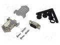 Connector: D-Sub; PIN: 15; plug; male; soldering; for cable; white ENCITECH D45NT09MHDP15WK