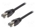 Patch cord; RJ45 plug,both sides; S/FTP; Cat 8.1; stranded; Cu LOGILINK CQ8023S