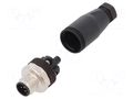 Connector: M12; plug; PIN: 5; male; straight; screw terminal; 4÷6mm WEIDMÜLLER SAIS-5/7