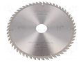 Circular saw; Ø: 190mm; Øhole: 30mm; Teeth: 56; Disc thick: 2.2mm METABO MTB.628077
