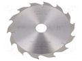 Circular saw; Ø: 190mm; Øhole: 30mm; Teeth: 14; Disc thick: 2.2mm METABO MTB.628005