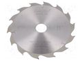 Circular saw; Ø: 190mm; Teeth: 14; Disc thick: 2.2mm; HW/CT; 30mm METABO MTB.628005