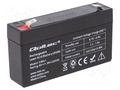 Re-battery: acid-lead; 6V; 1.3Ah; AGM; maintenance-free QOLTEC ACCU-HP1.3-6/Q