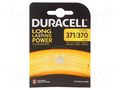Battery: silver; 370,coin; 1.55V; non-rechargeable; Ø9.5x1.95mm DURACELL BAT-370/DR-B1