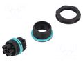 Connector: AC supply; screw terminal; female; TH387; 17.5A; 450V TECHNO THB.387.F5A