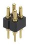 CONNECTOR, HEADER, 4POS, 2ROW, 2.54MM 827-22-004-10-001101