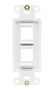 CENTRE PLATE INSERT, DECORA STYLE, WHITE N042D-002V-WH