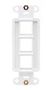 CENTRE PLATE INSERT, DECORA STYLE, WHITE N042D-003V-WH