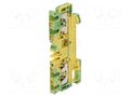 Splice terminal: rail; spring clamp; yellow-green; wemid; 2.5mm2 WEIDMÜLLER A4C2.5PE