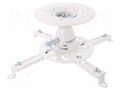 Holder; 25kg; white; Arm len: 135mm; Mount.hole diam: 80÷500mm LOGILINK BP0056