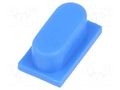 Button; blue C&K BTNK0360